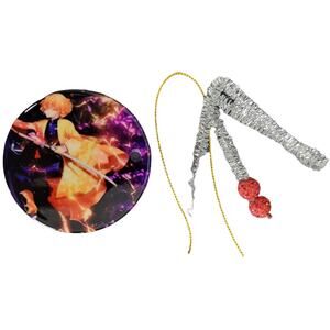 Zenitsu Agatsuma Ornament Demon Slayer Anime Christmas Decor 3" Ceramic Fan Gift